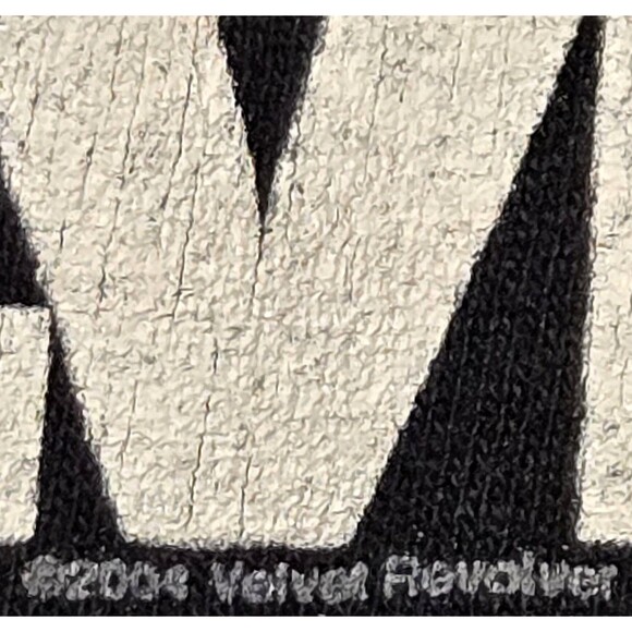 Vintage Velvet Revolver Shirt Y2K 2004 Anvil Red Bar Black Mens L Slash Weiland - Picture 3 of 11